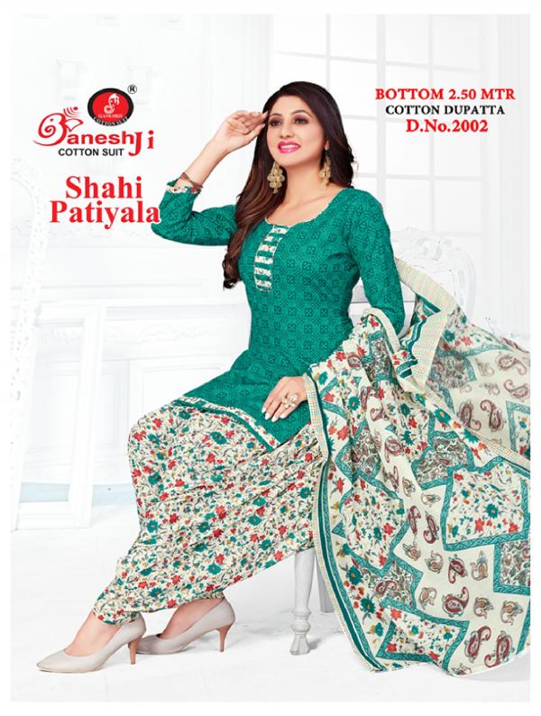 Ganeshji Shahi Patiyala Vol-2 Cotton Designer Dress Material